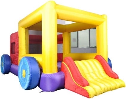 dump truck bounce house